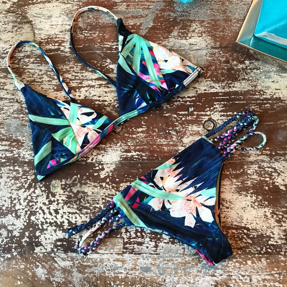 STONE FOX SWIM SET in Aloha daze